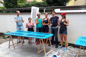 Rotaracts verschönern die Räumlichkeiten der Jugendagentur